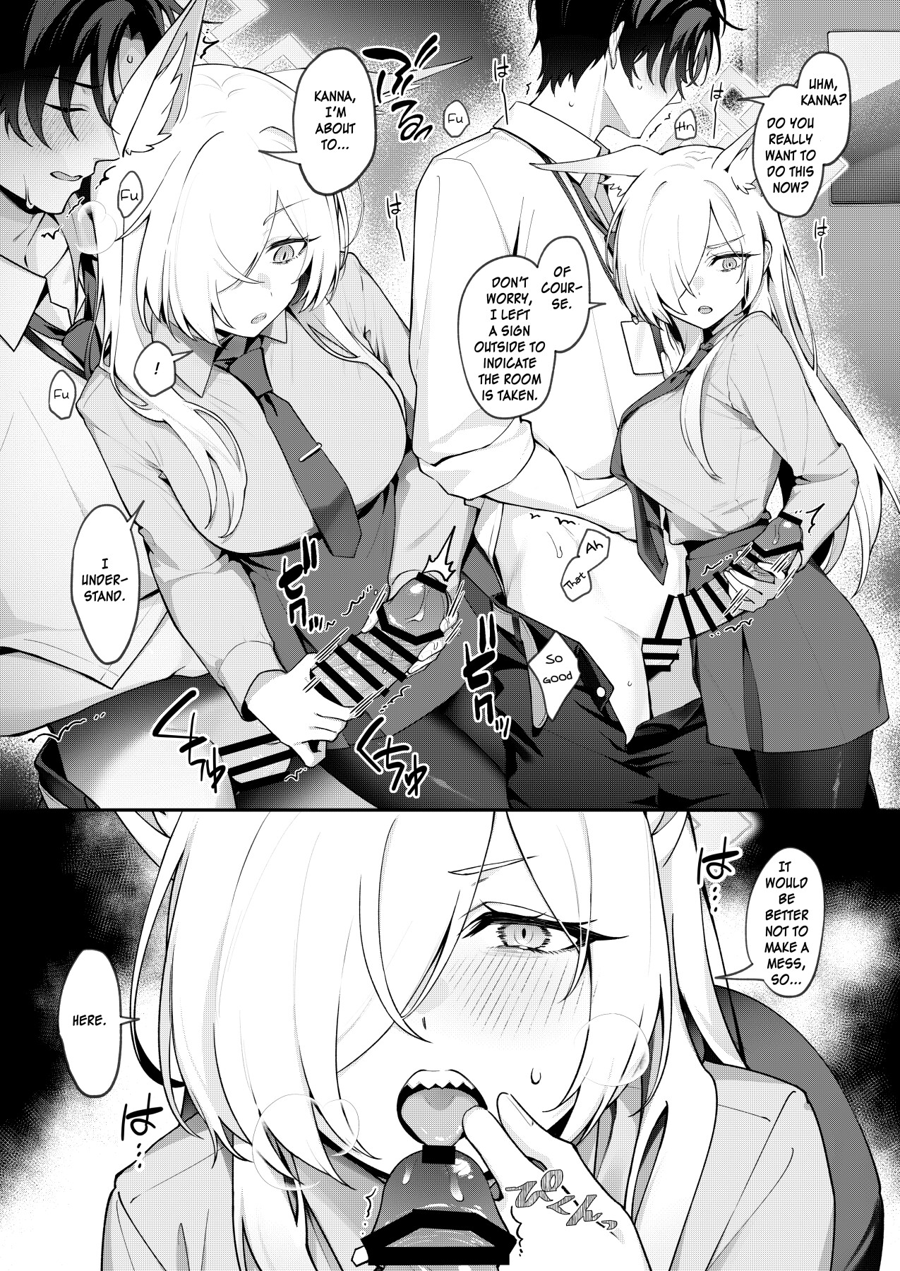 Hentai Manga Comic-Share a secret with Kanna-Read-9